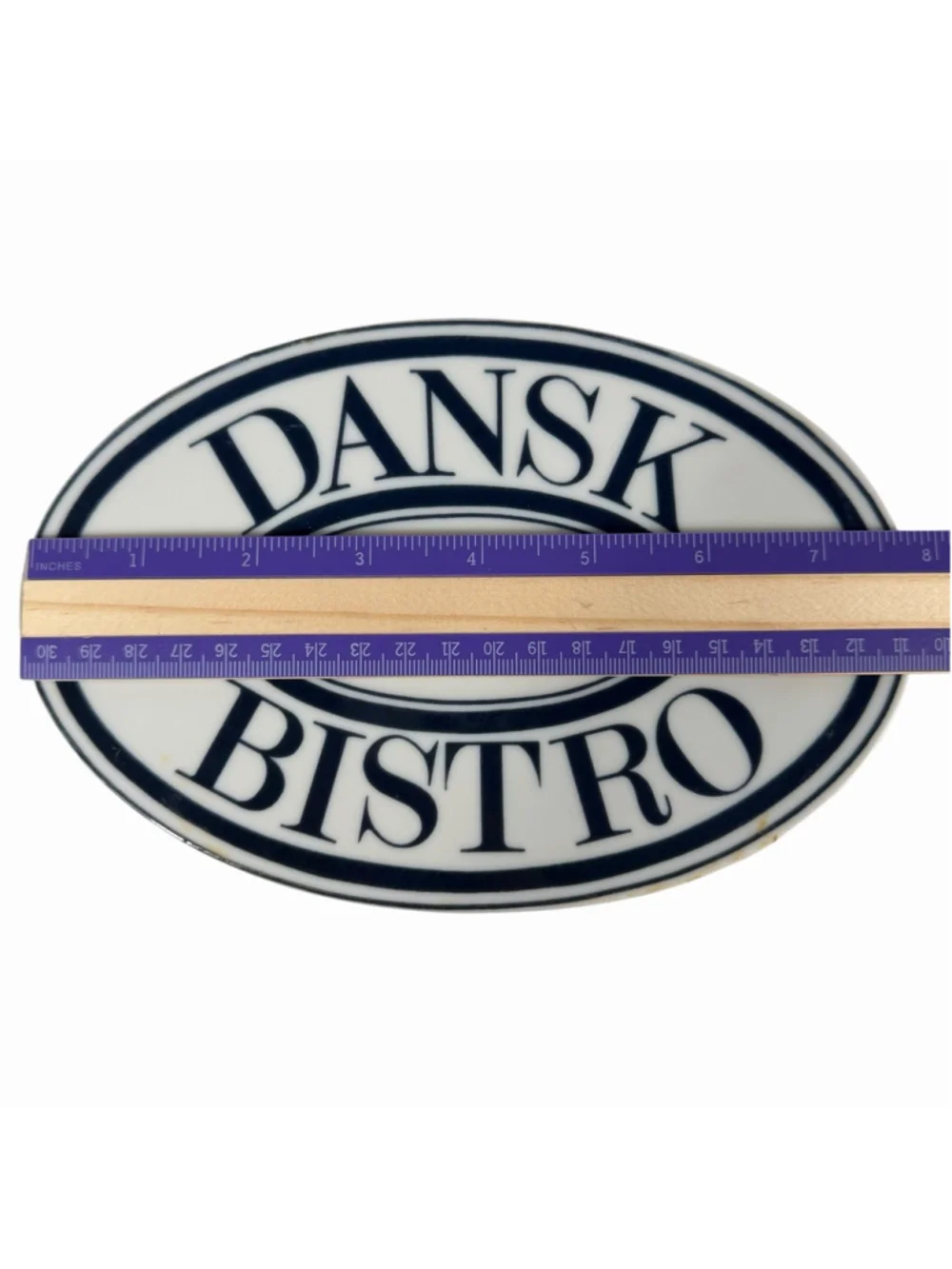 Dansk bistro oval